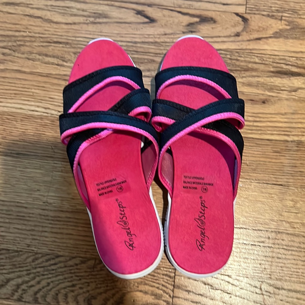 Pink And Black Slides